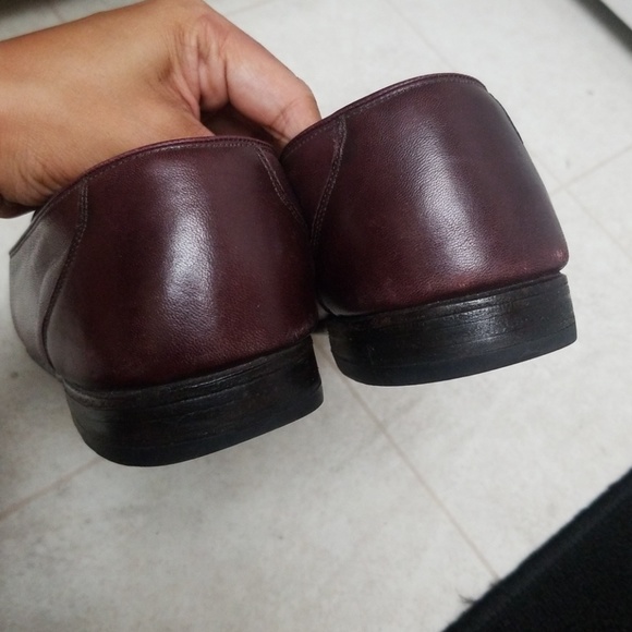 BALLY leather men's dress shoes loafers tassle - Picture 7 of 9